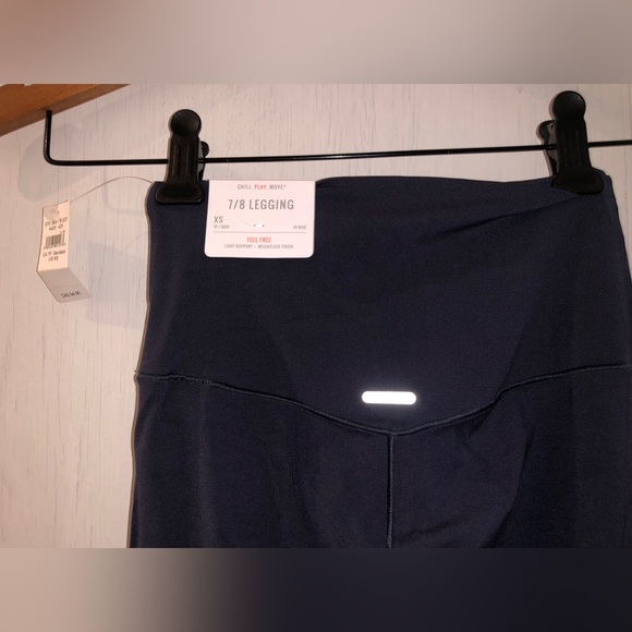 BNWT Aerie Navy 7/8 High Rise Leggings - XS - Picture 5 of 15
